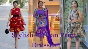 'Sexy African Prints and Short African Gowns'