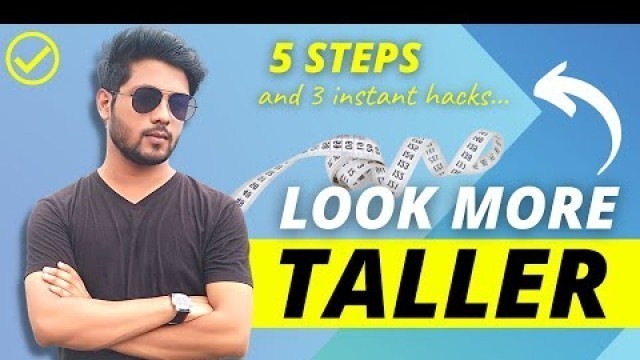 'Easy DRESSING TIPS To LOOK TALL (Hindi) || Style Tips For Short Men || Lambe Dikhne Ke Hacks'