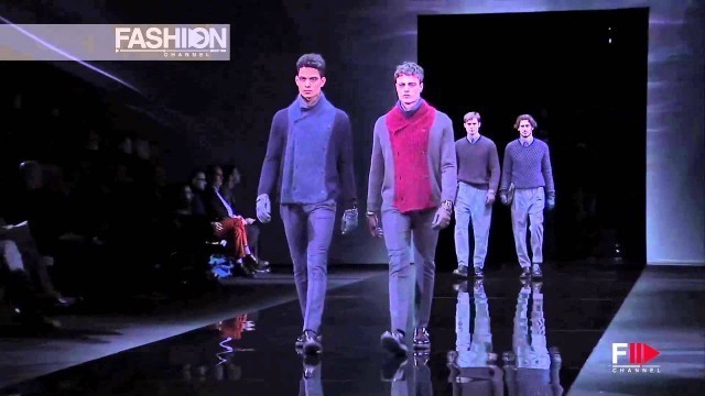 '\"GIORGIO ARMANI\" Full Show Autumn Winter 2014 2015 Milan Menswear MFW by Fashion Channel'