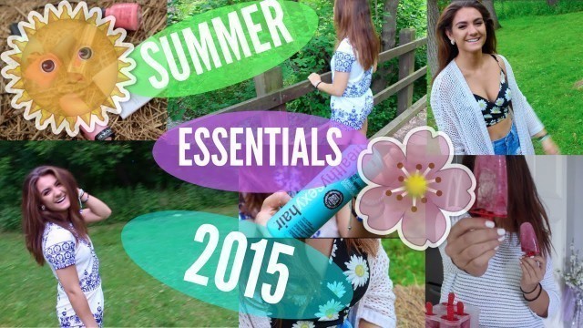 'SUMMER ESSENTIALS | BEAUTY, FASHION + DIY HEALTHY SNACK | ☀'