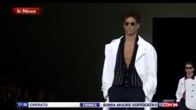 'Fabio Mancini for Giorgio Armani - TG COM24 - 80 years of style'