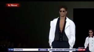 'Fabio Mancini for Giorgio Armani - TG COM24 - 80 years of style'