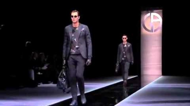 'Giorgio Armani Menswear Fall/Winter 2013/14 Full Fashion Show'