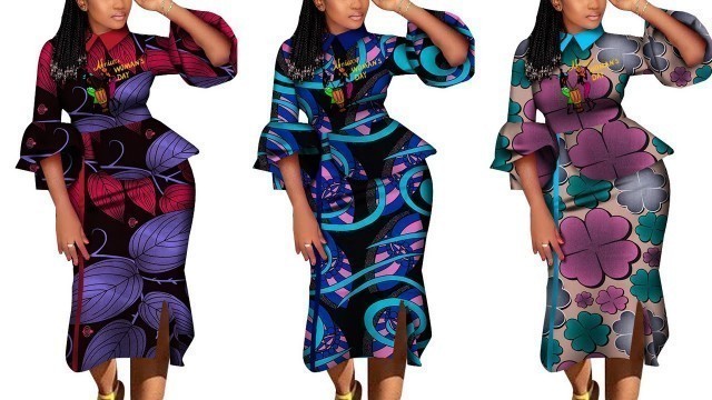 '60 CREATIVELY GORGEOUS #TRENDING AFRICAN PRINT DRESSES FOR BEAUTIFUL LADIES | MOST ELEGANT DRESSES'