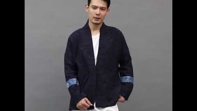 'Men\'s Japanese Kimono Cardigan'