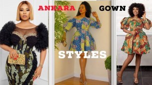 'Classy Ankara Short Gown Styles 2021||African Print|| Hot Ankara Short Dress Inspiration For Ladies'