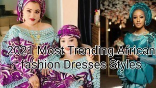 '2021 African Fashion: Latest Asoebi/Ankara Styles Ankara dress 2021 #asoebi styles 2021'