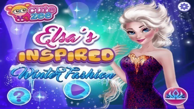 'Elsa\'s Inspired Winter Fashion - Frozen Games'