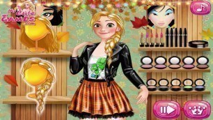 'Disney Frozen Games Autumn Fashion Fair and Barbie Holographic Outfit ديزني لعبة المجمدة'