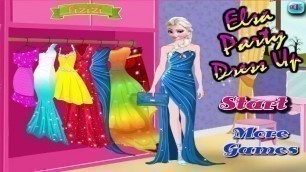 'Disney Frozen Hra - Obliekacka Pre Dievcata  - Elsa Party Dress Up Game'