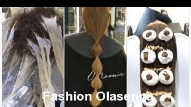 'Hair Color Transformation by Mounıir - The Most Beautiful Hairstyles Tutorials 2017 - Fashion Olasen'