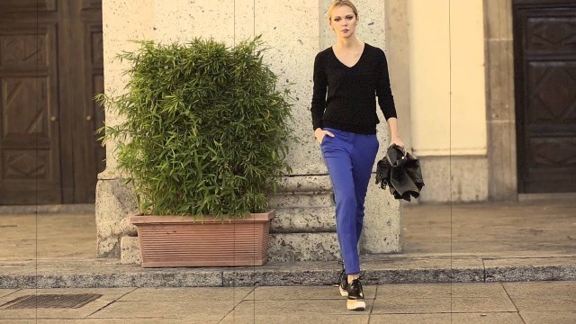 'P A R O S H  trousers video look by fashion blogger Anastasiia Masiutkina'