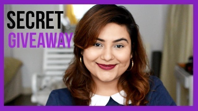 'Secret GIVEAWAY!! {Delhi fashion blogger}'