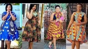 '❤️❤️TRENDIEST #2019 AFRICAN PRINT DRESSES FOR THE SLAYERS TO SLAY IN THIS UPCOMING FESTIVE SEASONS'