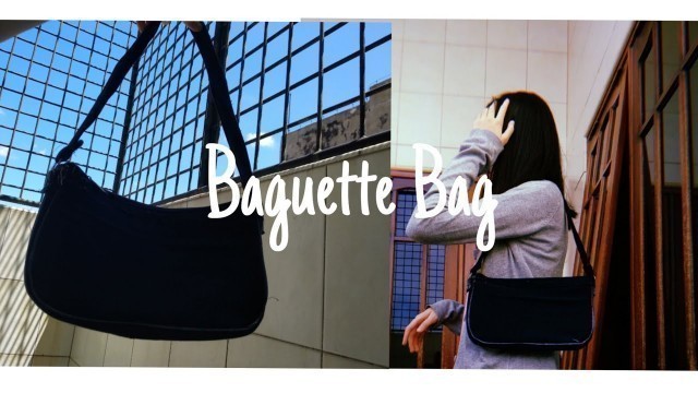 'Vintage fashion DIY : Baguette Bag (90s/2000s)100% recycled  *i suggest you to watch it on mute*'