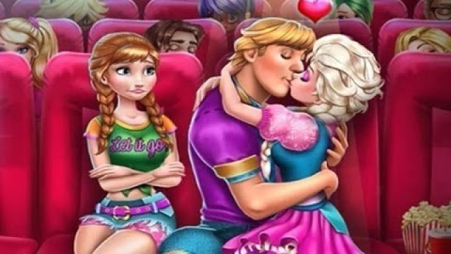 'Are Frozen Elsa & Kristoff KISSING? Disney Princess Anna Love Problems Video Game'