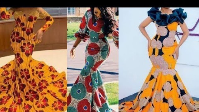 'African print dress/Prom dress/African clothing/dress/Ankara fashion for ladies'