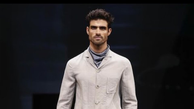 'Juan Betancourt at Giorgio Armani - Runway - Milan Men\'s Fashion Week SS17'