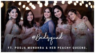 'The MOST-LOVED Bridesmaid Shoot | Fashion Blogger, Pooja Mundhra & Peachy Queens |KALKI Fashion'