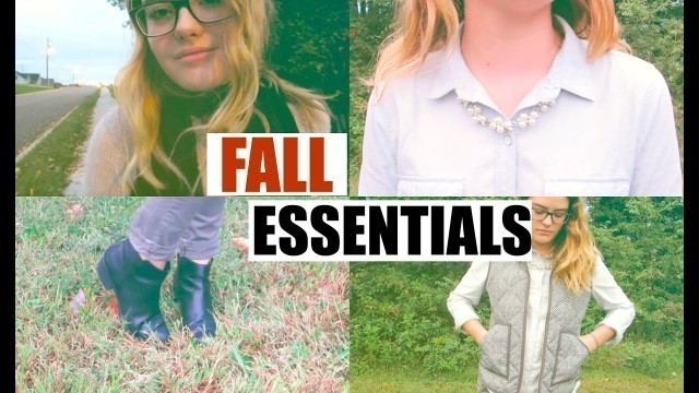 'FALL ESSENTIALS 2015 // Lauren Dayle'