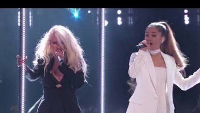 'Ariana Grande & Christina Aguilera - Into You/Dangerous Woman (Live on The Voice Final 2016) HD'