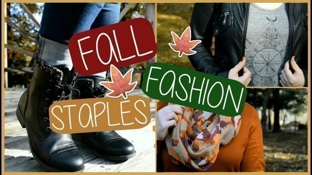 'Fall Fashion Essentials! | Favorite Staple Items'