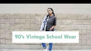 'Quick 90\'s Vintage School Wear'