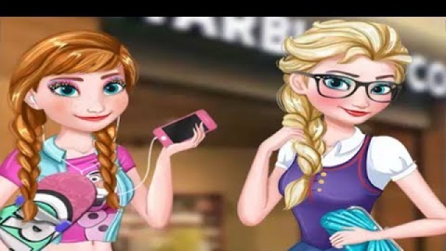 'Modern Frozen Sisters ♥ Elsa and Anna Makeup Dress Up Game for Girls'