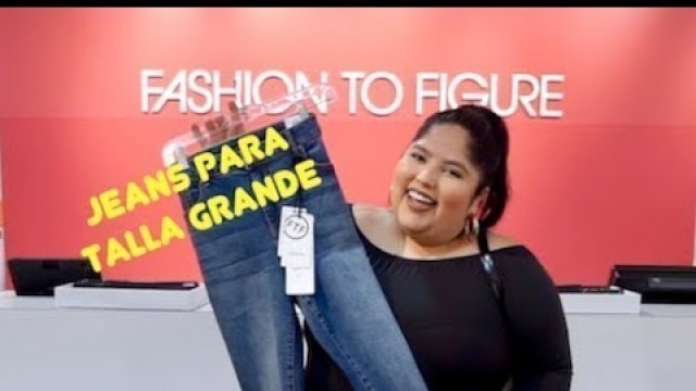 'Probando jeans en Fashion to Figure (Denim Fashion To Figure try-on)'