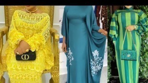 '2021 African Print Styles For Elegant Ladies || Amazing Lace Styles & Fabric Kaftan/Boubou Styles 