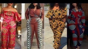 'African Print Jumpsuit | LATEST ANKARA JUMPSUIT |  Ankara Styles | Asoebi Styles | 2020 Ankara'