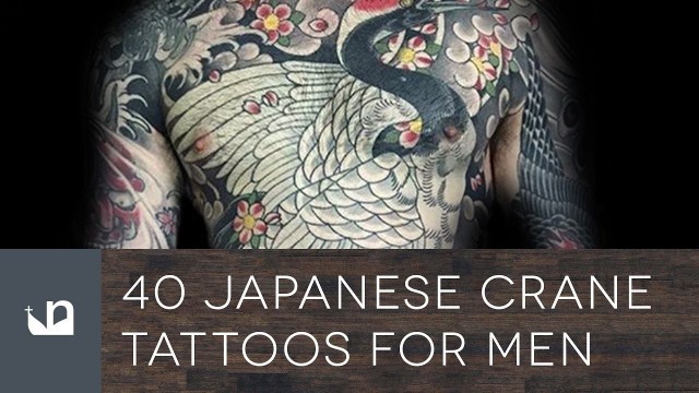 '40 Japanese Crane Tattoos For Men'