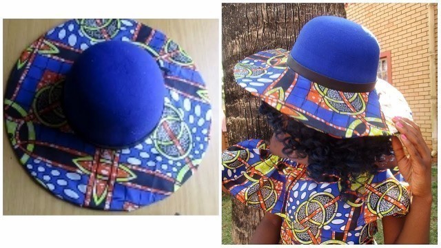 'DIY African Print(Ankara) Sun Hat'