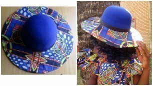 'DIY African Print(Ankara) Sun Hat'