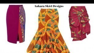 'Latest Fascinating & Gorgeous African Fashion Prints of Ankara Skirt Designs & Collection for Ladie'