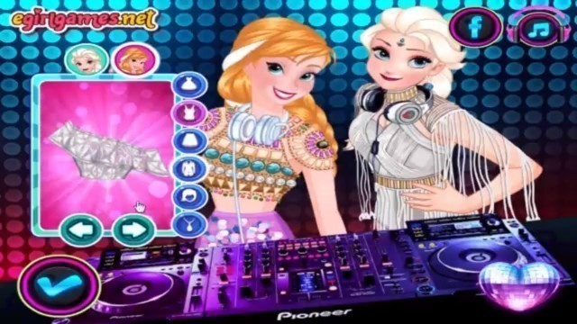 'Disney Frozen Games Anna And Elsa DJs'