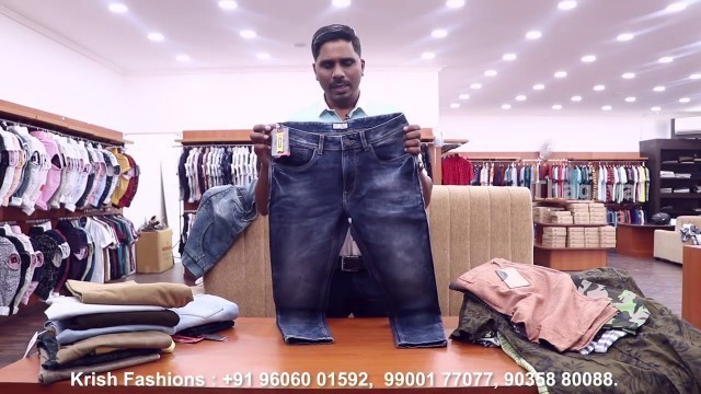 'Banglore Wholesale Mens Wear Market | Direct Manufacturing | Shirts | Jeans |Shorts | Krish Fashions'