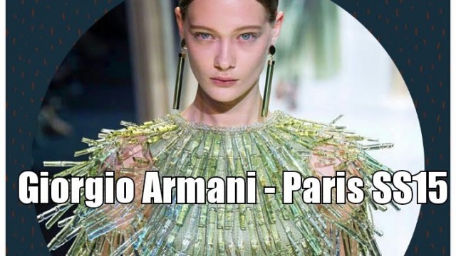 'Paris Spring Fashion Week 2015 - Giorgio Armani Runway Show (Haute Couture)'