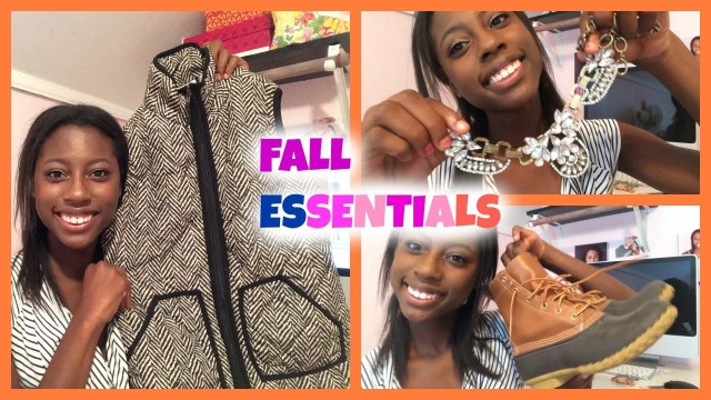 'Fall Essentials || Clothes, Accessories & Boots 2015'