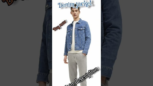 'denim jacket for men//winter style 