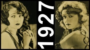 'Top Roaring 20\'s Movie Stars - Downton Abbey Hair 1920\'s Fashion Finger Waves Hairstyles Cig Cards'