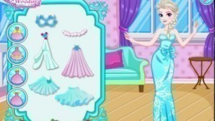 'Disney\'s Frozen Elsa\'s Wedding Dress Design Dress Up Game'