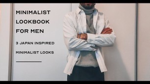 'Minimalist Lookbook For Men / Japanese Style ft Common Projects, Oak & Fort, Cos & Zara'