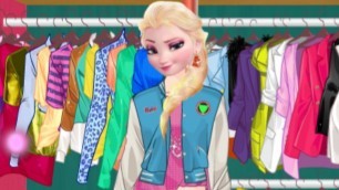 'Frozen Elsa Modern Fashion Dress up Online Game'