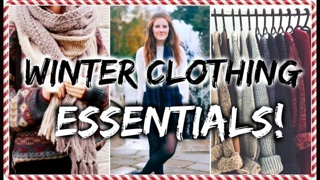 'Winter Clothing Essentials for 2015!'