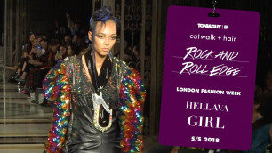 'Catwalk hair: Hellavagirl for London Fashion Week SS18'