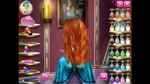 'Frozen Movie Game Disney Anna Real Haircut Dress Up Girl Game to play free'