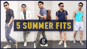 'FRESH SUMMER OUTFITS For Short Men (Asian Style & Fashion Lookbook)'