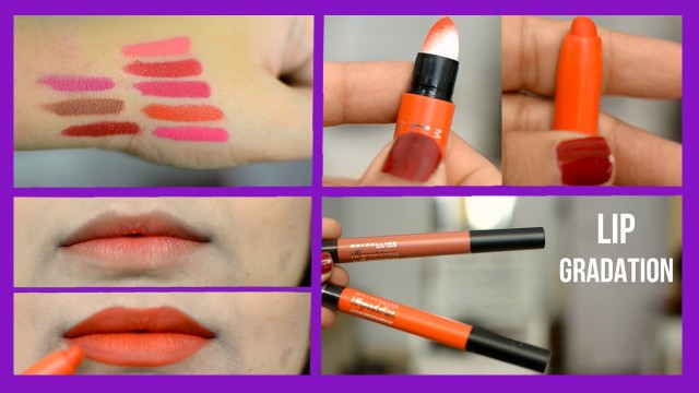 'Maybelline LIP GRADATION review and How to apply! {Delhi fashion blogger}'