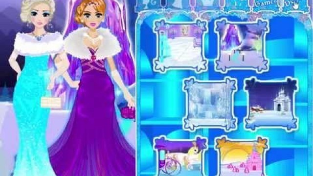 'Disney Frozen Princesses (Anna & Elsa) Dress Up Game (Fashionable Chic)'